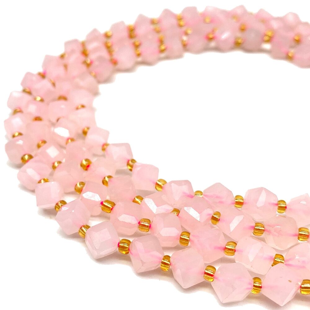 3830 ABCGEMS Madagascan Rose Quartz Beads A Revolutionary Cutting Technique